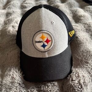 NFL Steelers Black and Gray Hat